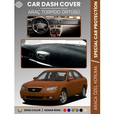E-BİZ Hyundai Sonata (2004-2007) Torpido Örtüsü Ön Göğüs Tam Uyum Çatlamayı Önler Kaymaz Kolay Montaj