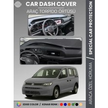 E-BİZ Volkswagen Caddy (2021+) Torpido Örtüsü Ön Göğüs Koruma Torpido Koruma Tam Uyum Çatlamayı Önler
