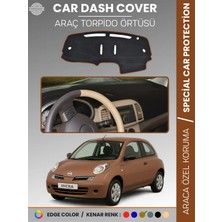 E-BİZ Nissan Micra March (2005-2010) Torpido Örtüsü Premium Kalite Torpido Koruma Araca Özel Uv Koruma