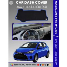 E-BİZ Toyota Yaris (2014-2019) Torpido Örtüsü Ön Panel Koruma Tam Uyum Çatlamayı Önler