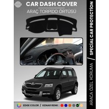 E-BİZ Skoda Yetı (2009-2017) Torpido Örtüsü Ön Göğüs Halı Torpido Koruma Tam Uyum Kaymaz Uv Koruma