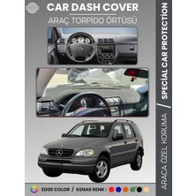 E-BİZ Mercedes ML320 / ML430 / ML270 W163 (1997–2005) Torpido Örtüsü Panel Koruma Torpido Koruma Tam Uyum