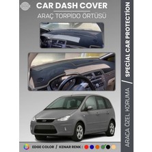 E-BİZ Ford C-Max Uzun Kapaklı (2003-2010) Torpido Örtüsü  Araca Özel Tam Uyum Kaymaz Kolay Montaj