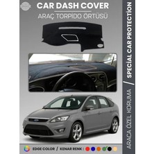 E-BİZ Ford Focus 2,5 (2008-2011) Kapaklı Torpido Örtüsü Torpido Koruma Tam Uyum Kaymaz Kolay Montaj