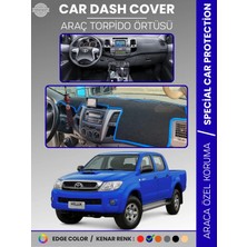 E-BİZ Toyota Hılux (2005-2014) Torpido Örtüsü Panel Halısı Torpido Koruma Tam Uyum Uv Koruma Kaymaz