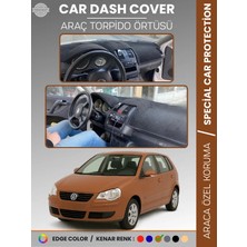 E-BİZ Volkswagen Polo Dürbün Gögüs (2001-2009) Torpido Örtüsü Ön Göğüs Koruma Torpido Koruma Tam Uyum