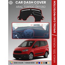 E-BİZ Ford Courier (2013-2020) Ekransız Torpido Örtüsü Panel Koruma Tam Uyum Çatlamayı Önler Kolay Montaj