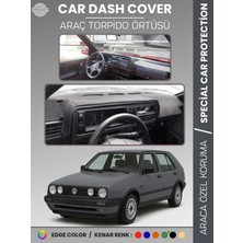 E-BİZ Volkswagen Golf 2 Mk2 (1983-1992) Torpido Örtüsü Panel Halısı Torpido Koruma Tam Uyum Uv Koruma