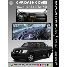 E-BİZ Nıssan Navara D40 (2005-2015) Torpido Örtüsü Panel Koruma Araca Özel Uv Koruma Kaymaz Kolay Montaj