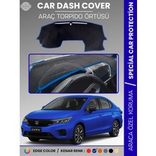 E-BİZ Honda Cıty (2020+) Torpido Örtüsü Ön Panel Göğüs Koruma Tam Uyum Uv Koruma Kaymaz