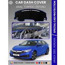 E-BİZ Honda Cıvıc (Fc5 2015-2022) Torpido Örtüsü Torpido Koruma Tam Uyum Çatlamayı Önler Kolay Montaj