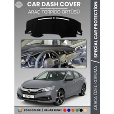 E-BİZ Honda Cıvıc (Fc5 2015-2022) Torpido Örtüsü Torpido Koruma Tam Uyum Çatlamayı Önler Kolay Montaj