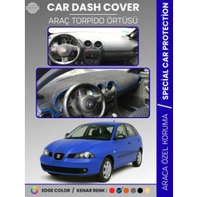 E-BİZ Seat Ibiza (2001-2008) Torpido Örtüsü Panel Halı Koruma Tam Uyum Çatlamayı Önler Hızlı Montaj