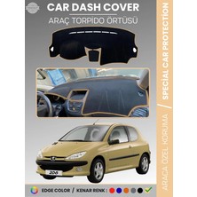 E-BİZ Peugeot 206 Makyajlı Kasa (2003-2009) Torpido Örtüsü Ön Göğüs Torpido Koruma Birebir Uyum Kaymaz
