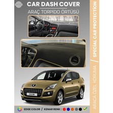 E-BİZ Peugeot 3008 (2011-2014) Torpido Örtüsü Panel Koruma Torpido Koruma Birebir Uyum Kaymaz Özel Kesim