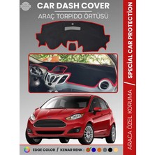 E-BİZ Ford Fiesta (2008-2017) Torpido Örtüsü Ön Panel Koruma Tam Uyum Çatlamayı Önler Kolay Montaj