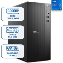 Dell Pro Tower Essential BTO014_QVT1260_EMEA I7 14700 16GB Ddr5 512GB M.2 SSD Intel UHD 770 W11P Desktop