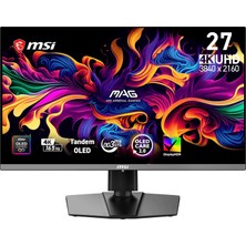 Tr 26.5 Mag 272UP Qd-Oled E16, Gaming Monitör, Uhd, 16:9, Flat, Qd-Oled, 165Hz, 0.03MS (Gtg), Frees