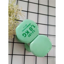 Tr Yeşil Domyos 1 kg Dambıl X2 - Fitness Hafif Antrenman Dambıl Seti 1 kg Yeşil