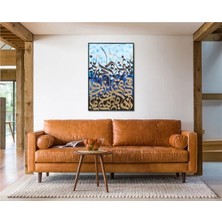 Simurg Sanatevi Meşk | Yağlı Boya Hat Tablo - Tuval Üzerine El Yapımı - 80 x 120 cm