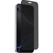 iPhone 18 Pro Skinarma 0.33MM Ultra Ince Privacy Ionix Serisi Hayalet Cam Ekran Koruyucu Siyah
