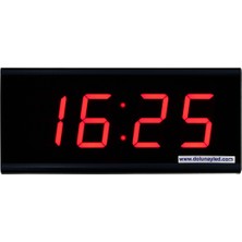 Elarque 76MM Dijital LED Saat ve Termometre, Şık ve Kullanışlı Tasarım