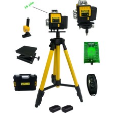 Elarque 16 Köşe 360° Yeşil Lazer Çizgi Hizalama Terazi Çantalı Tripod