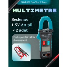 Elarque Pens Ampermetre Akım Ölçer Multimetre
