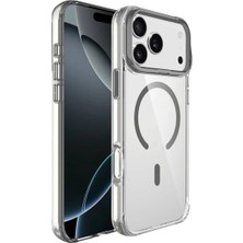 Acex iPhone 17 Pro Max Magsafe Uyumlu Şeffaf Manyetik Telefon Kılıfı – Kamera Korumalı, Darbeye Dayanıklı, Sararmaya Karşı Dayanıklı Ince Kapak