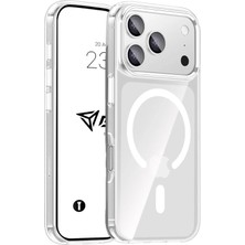 Acex iPhone 17 Pro Şeffaf Magsafe Uyumlu Kılıf – Darbeye Dayanıklı Şeffaf Telefon Kılıfı – Kamera Koruyucu – Ince ve Şık Tasarım