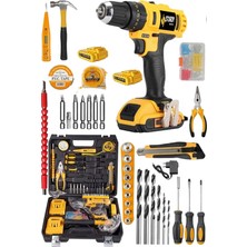 Elarque Japon Technology 58V10AH Lion Çift Akülü Metal Şanzuman Turbo Şarjlı Matkap