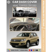 E-BİZ Volkswagen Tıguan (2007-2015) Torpido Örtüsü Ön Göğüs Koruma Torpido Koruma Tam Uyum Araca Özel