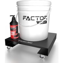 Tr 360 Metal Kova Taşıyıcı Detailing Bucket Dolly Tekerlekli Stand