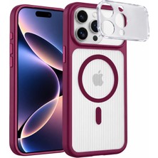 Acex iPhone 14 Pro Uyumlu Magsafe Manyetik Kılıf – Kamera Korumalı, Çizgili Dokulu, Darbelere ve Çizilmelere Karşı Dayanıklı, Şık Tasarım Telefon Kılıfı