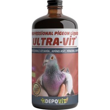 Depovit Ultravit 500 ml Multivitamin Amino Asit Yaşlı Yetişkin Yavru Güvercinler İçin Özel Formül