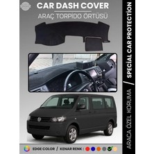 E-BİZ Volkswagen Transporter T5 (2003-2016) Torpido Örtüsü Ön Göğüs Koruma Torpido Koruma Tam Uyum Kaymaz