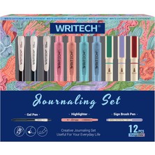 Writech Wrıtech W-JK02 Vıntage Günlük Seri Kalem Seti - 12'li Set