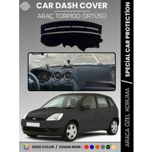 E-BİZ Ford Fiesta (2002-2009) Torpido Örtüsü Ön Panel Koruma Tam Uyum Çatlamayı Önler Kolay Montaj