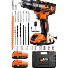Elarque Germany Xr Orange 58 V 10 Amper Hybrid Li-On Bakır Şanzuman Akülü Vidalama
