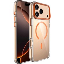 Acex iPhone 17 Pro Magsafe Uyumlu Şeffaf Manyetik Telefon Kılıfı – Kamera Korumalı, Darbeye Dayanıklı, Sararmaya Karşı Dayanıklı Ince Kapak