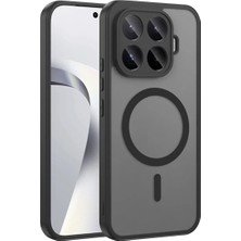 Acex Xiaomi 17T Pro Uyumlu Magsafe Özellikli Manyetik Şarj Destekli Kılıf, Kamera Korumalı, Darbeye Dayanıklı, Şeffaf Mat Arka Kapak