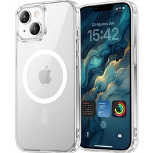 Acex iPhone 13/14 Şeffaf Magsafe Uyumlu Kılıf – Darbeye Dayanıklı Şeffaf Telefon Kılıfı – Kamera Koruyucu – Ince ve Şık Tasarım