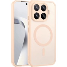Acex Xiaomi 17T Pro Uyumlu Magsafe Özellikli Manyetik Şarj Destekli Kılıf, Kamera Korumalı, Darbeye Dayanıklı, Şeffaf Mat Arka Kapak