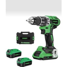 Elarque Xr 58V8AH Li-On Darbeli Çelik Şanzıman Akülü Matkap 30 Pcs Set