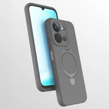 Acex Xiaomi Redmi 15C Uyumlu Magsafe Manyetik Şarj Destekli Standlı Kılıf – Katlanabilir Halka Standlı, Kamera Korumalı, Darbeye Dayanıklı, Ince Tasarım Telefon Kılıfı