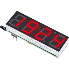 Elarque Kırmızı LED Saat Gerilim Ölçüm Modülü