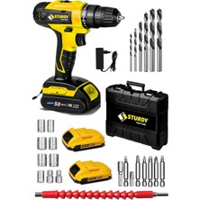 Elarque Japon Professıonel Tools 58V8AH Engine Seri Metal Şanzuman Şarjlı Vidalama