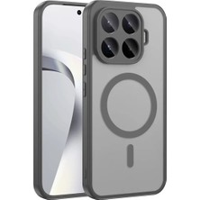 Acex Xiaomi 17T Uyumlu Magsafe Özellikli Manyetik Şarj Destekli Kılıf, Kamera Korumalı, Darbeye Dayanıklı, Şeffaf Mat Arka Kapak