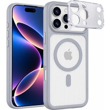 Acex iPhone 17 Pro Max Uyumlu Magsafe Manyetik Kılıf – Kamera Korumalı, Çizgili Dokulu, Darbelere ve Çizilmelere Karşı Dayanıklı, Şık Tasarım Telefon Kılıfı
