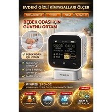 Elarque 4in1 Dokunmatik Hava Kalitesi Ölçüm Cihazı